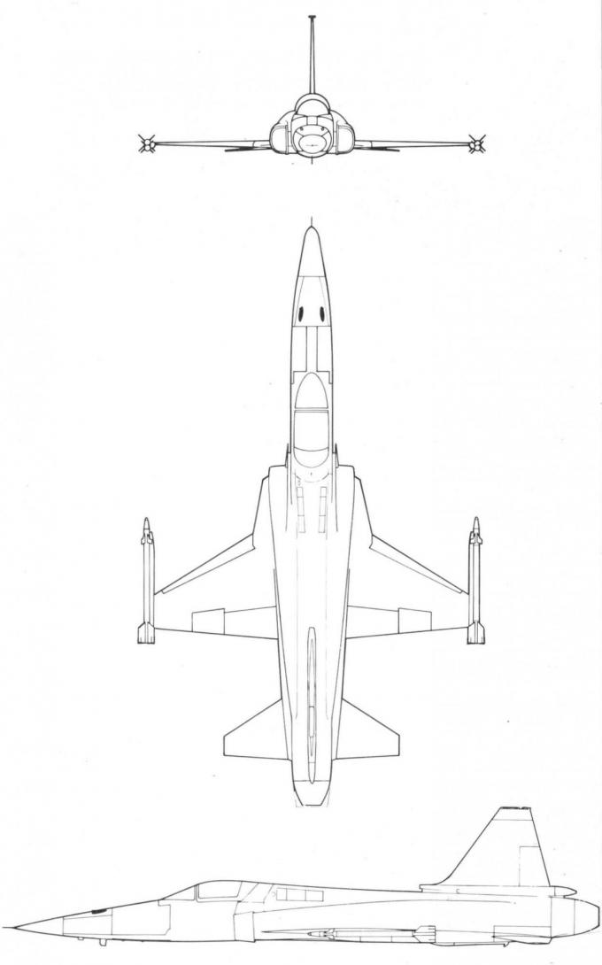 Самолёт с акульим носом. Опытный истребитель Northrop F-5G/F-20A Tigershark. США