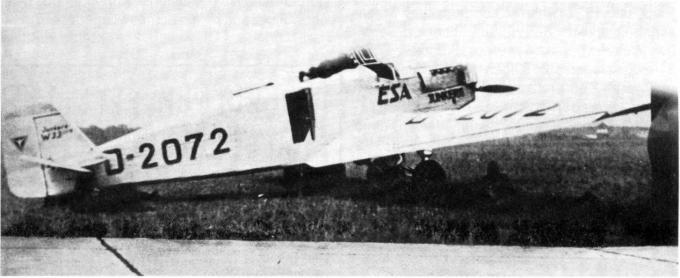 Попытка перелёта через Атлантический океан на самолете Junkers W 33 «Esa»