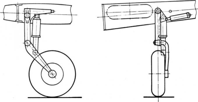 Рис. 4. Основная стойка шасси