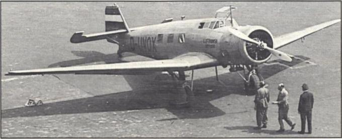 Пассажирские самолеты Junkers Ju 60 and Ju 160. Германия