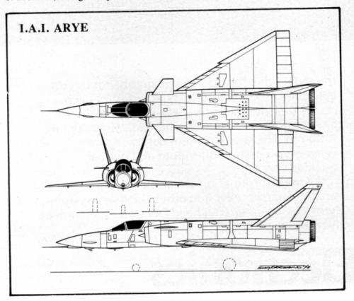 спекуляция на тему проекта истребителя IAI Arie