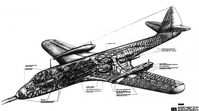 Проект тяжелого истребителя McDonnell Model 1. США