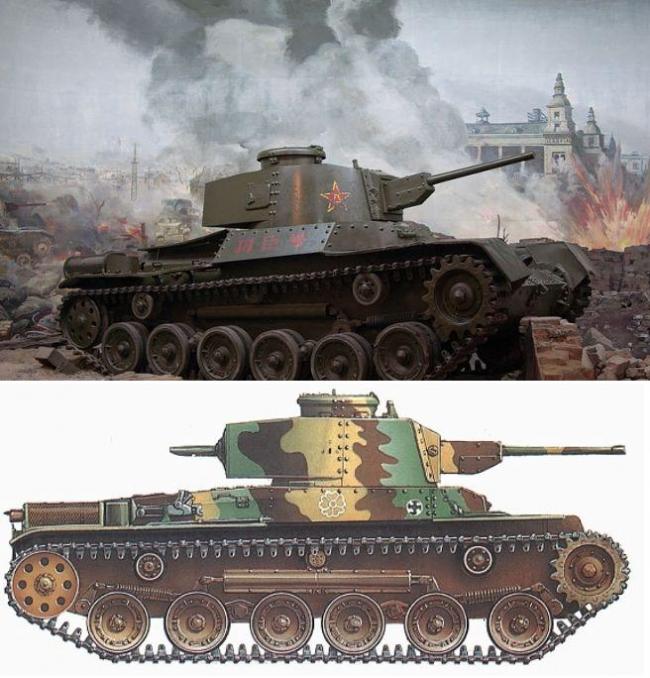 (Японский средний танк «Чи-Ха» тип 97)