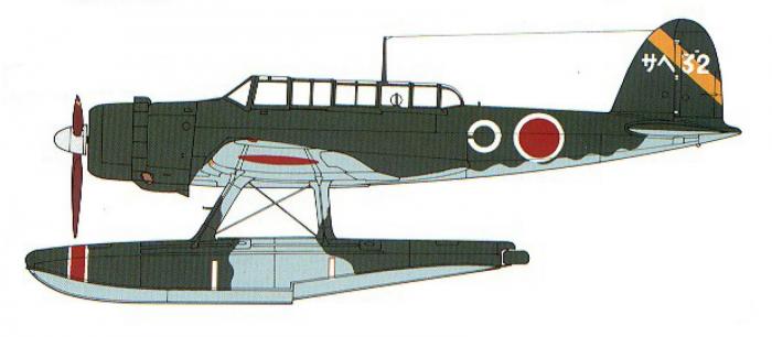 Дальний корабельный разведчик Aichi Тип 0 (E13A1) "Reisu” / "Jake"