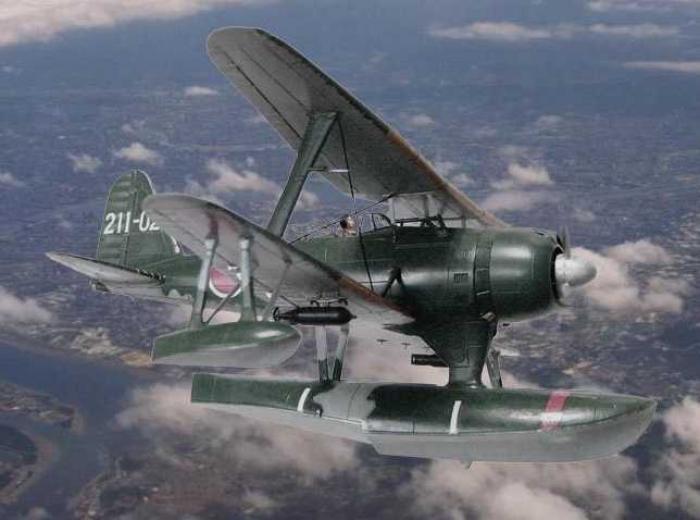 Корабельный разведчик Mitsubishi F1M2 “Rei-shiki-suijō-kansoku-ki” – “Наблюдательный гидросамолет Тип 0" (Pete)