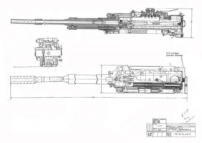 30-мм пушки Рейнметалл МК 101 и МК 103