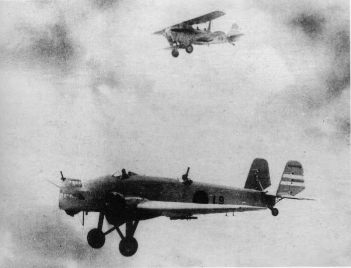 Легкие бомбардировщики Ki-2. Япония