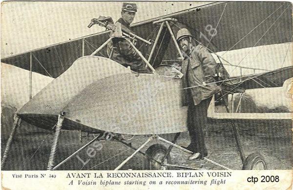 Авиационный Гочкисс. Пулеметы Hotchkiss Mle 1909 и Mle 1914 в Armée de l'Air