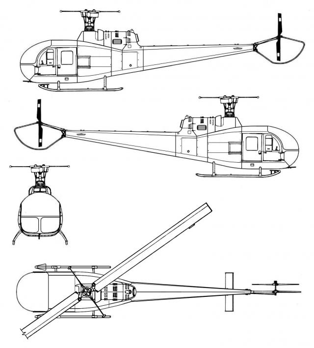 Легкий вертолет GEO BELL GB-69 «Нэмсиклапиа» (Стрекоза) в МГК