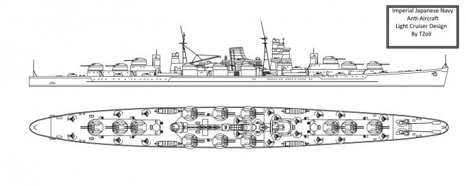 Крейсер ПВО Императорского флота Японии