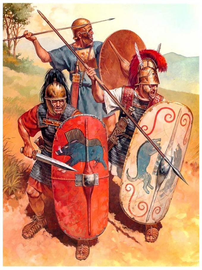 Римские легионеры времен Первой Пунической войны