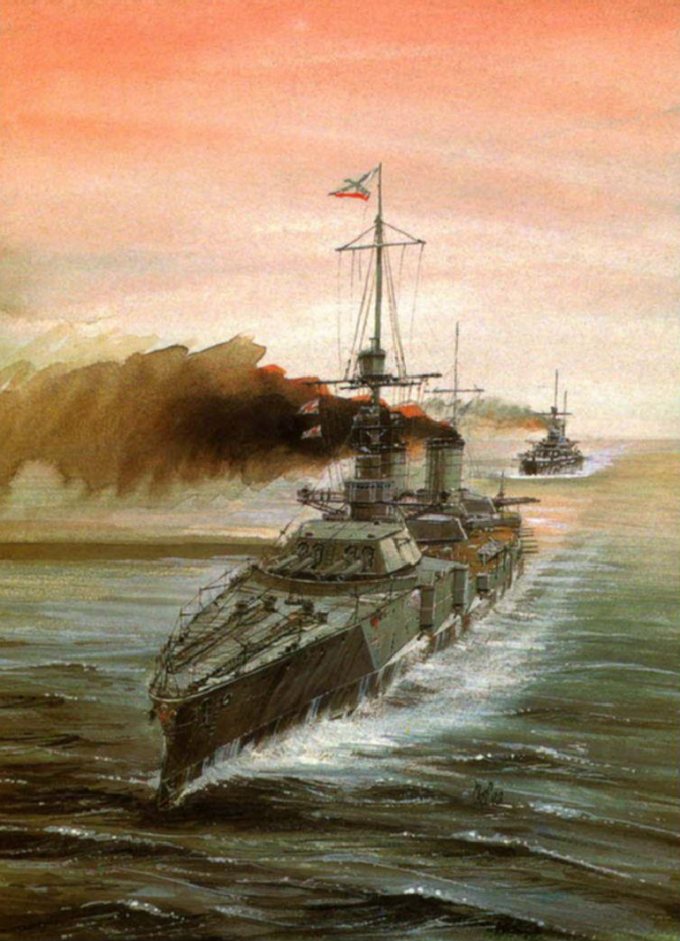 1-й боевой отряд Тихоокеанского флота на маневрах в Желтом море, 1921 год