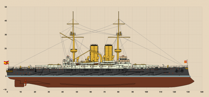 Старые наработки по флоту Gran Espana. Эскадренные броненосцы