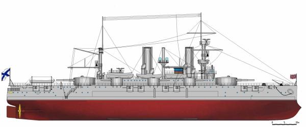 Эскадренный броненосец "Полтава"