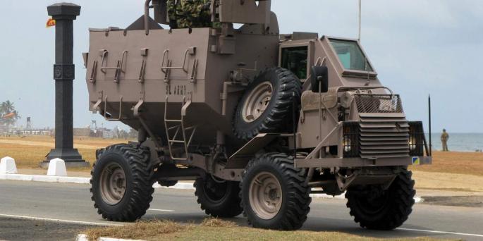 MRAP Buffel вооруженных сил Шри-Ланки