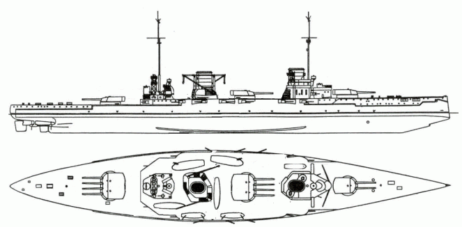 4-орудийные линкоры Флота Открытого Моря