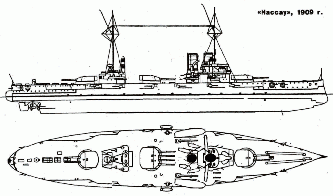 4-орудийные линкоры Флота Открытого Моря