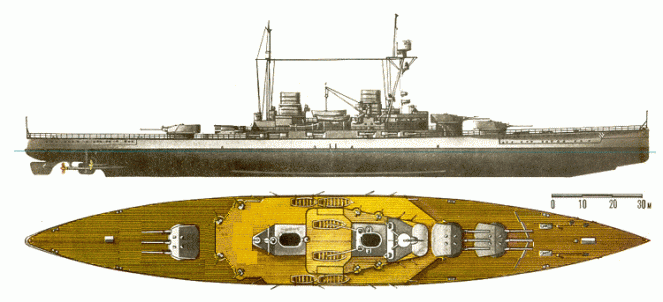4-орудийные линкоры Флота Открытого Моря