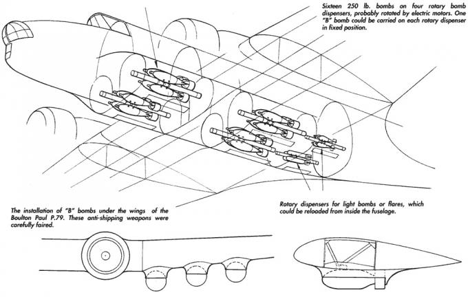 Проект среднего бомбардировщика Boulton-Paul P.79. Великобритания