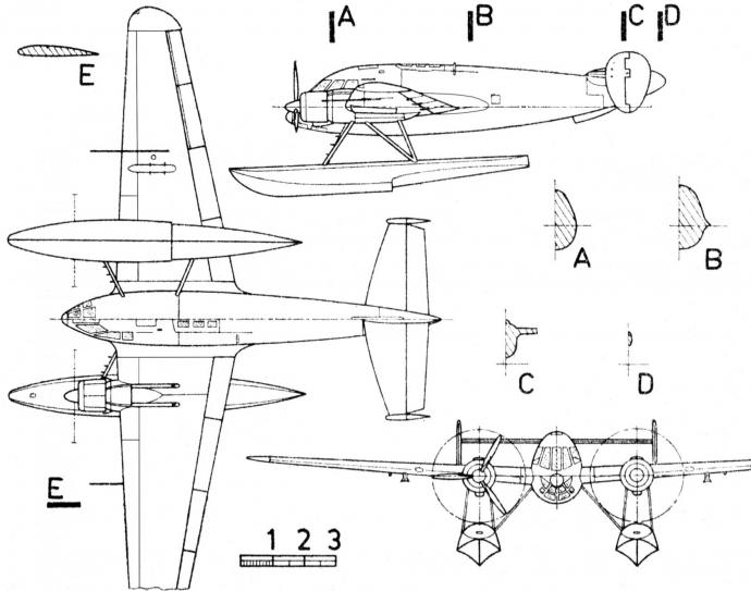 Поплавковый разведчик SNCASE SE-400. Франция