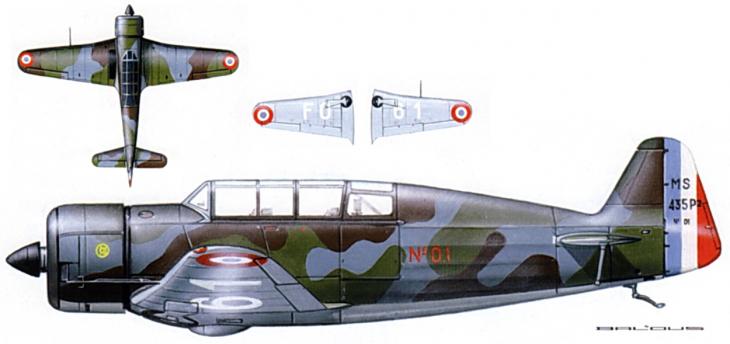Опытные УТС Morane-Saulnier MS.430 и MS.435. Франция