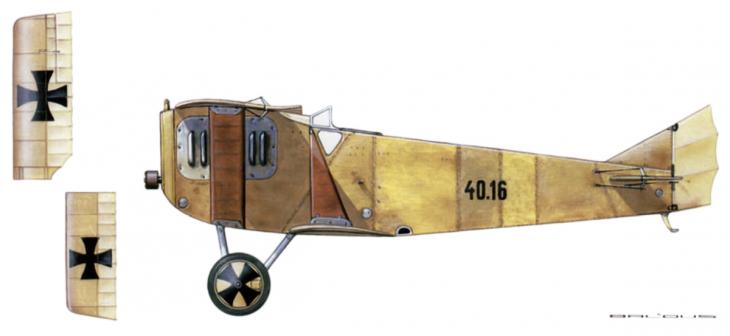 Опытный истребитель Lloyd (DD) 40.16. Австро-Венгрия