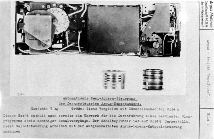 Беспилотные разведывательные аппараты Argus As 292 Fernfeuer. Германия
