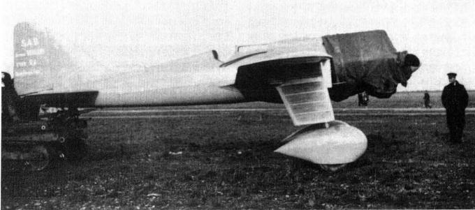 Гоночные и рекордные самолеты компании Bernard. Часть 3 Рекордный самолет SAB V-4