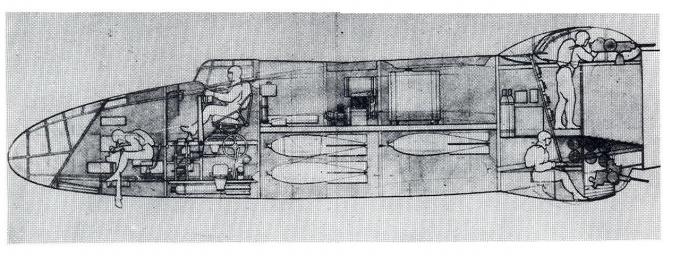 Опытный высотный средний бомбардировщик SNCAC (Centre) NC 150. Франция