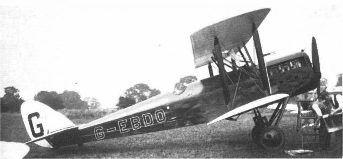 Туристические и гоночные самолеты de Havilland D.H.37. Великобритания