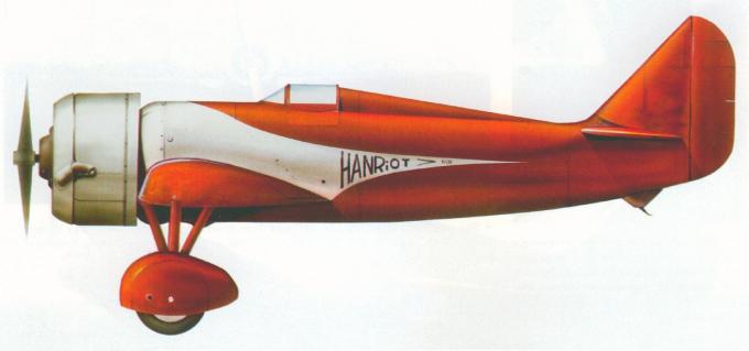 Марсель Эглен и семейство гоночных самолетов Lorraine-Hanriot 41/42/130/131 Часть 3