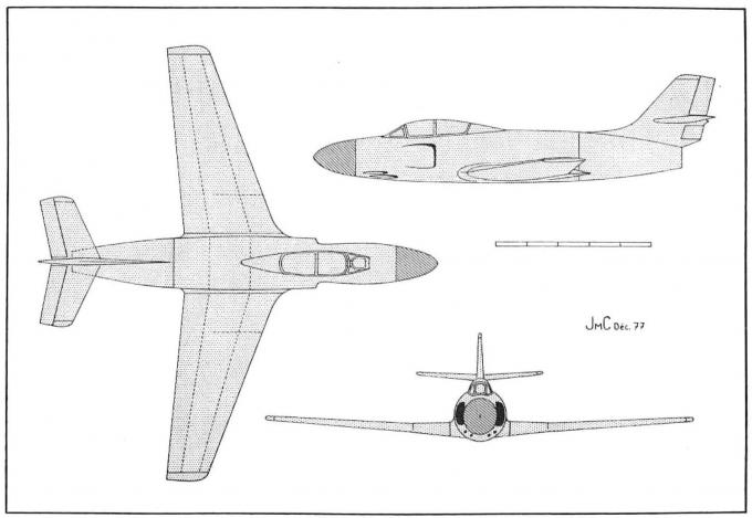 Ночные загадки Марселя Дассо. Часть 1. Проект истребителя Dassault MD 451. Франция