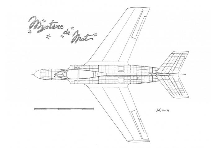 Ночные загадки Марселя Дассо. Часть 2. Опытный истребитель Dassault MD 453 Mystère III N. Франция