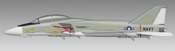 Проект палубного многоцелевого истребителя McDonnell Model 225A (VFX-1). США