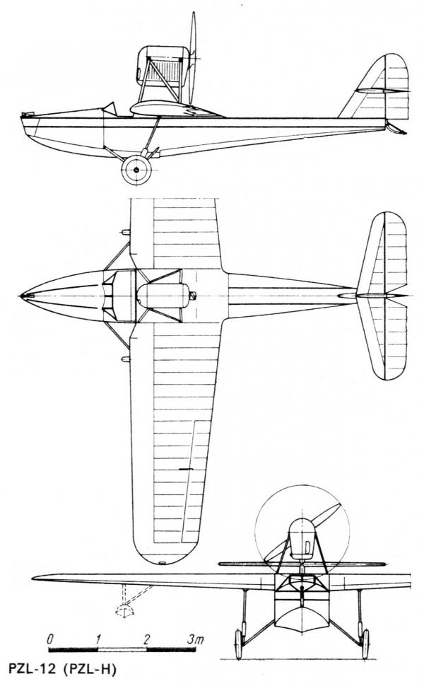 Опытная летающая лодка P.Z.L.12 (P.Z.L.-H). Польша