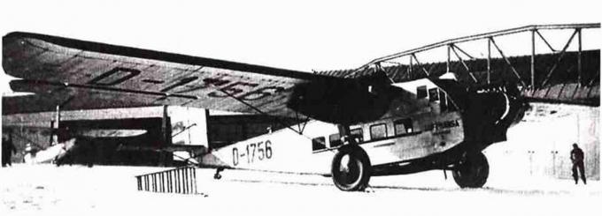 Пассажирский самолет Rohrbach Ro VIII Roland. Часть 2