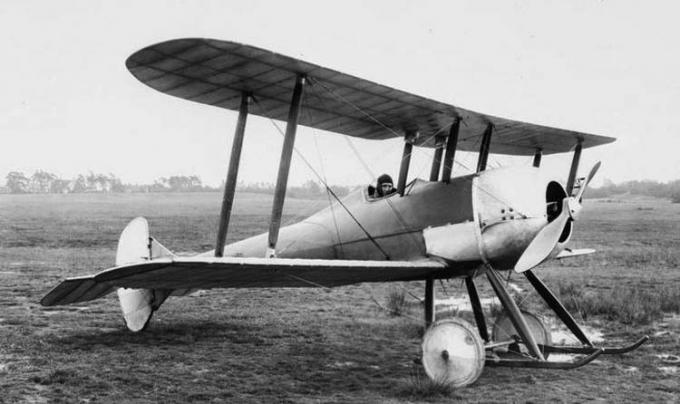 Опытный легкий многоцелевой самолет Royal Aircraft Factory S.E.2. Великобритания