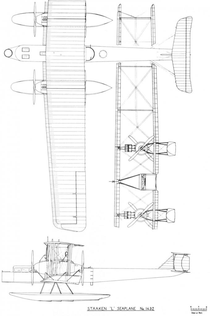Опытный гидросамолет-бомбардировщик/дальний разведчик Staaken L. Германия