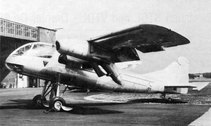 Экспериментальный самолет СВВП/СКВП Dornier Do 29. Германия