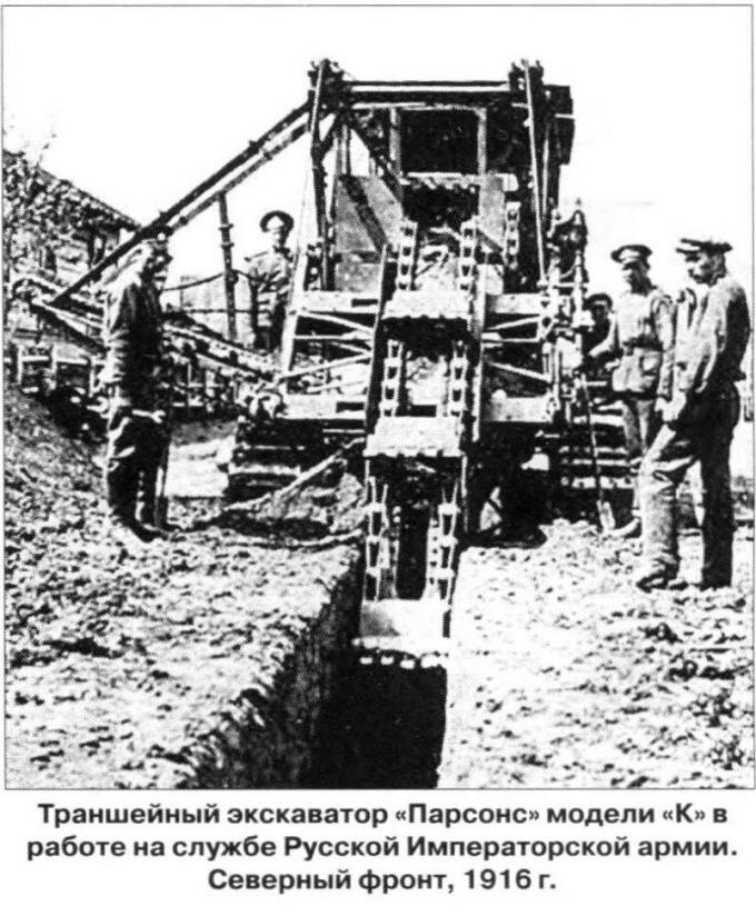 Механизация «стройбата» Русской Императорской армии