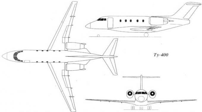 Проект ближнемагистрального пассажирского самолёта Ту-324. Россия