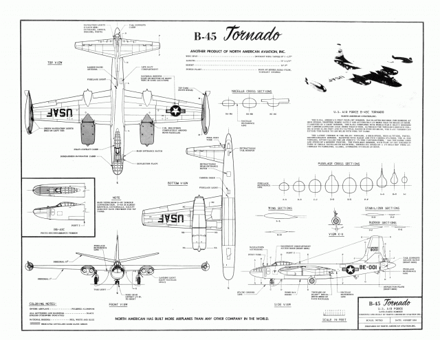 Национальный музей авиации США, Дейтон, North American B-45 (JB-45C)