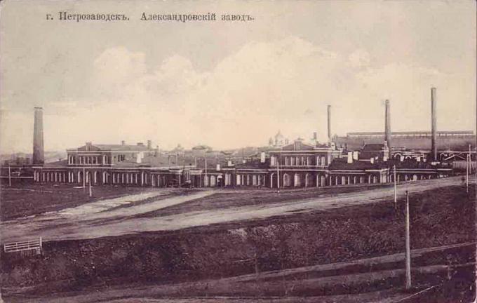 Вид на Александровский завод