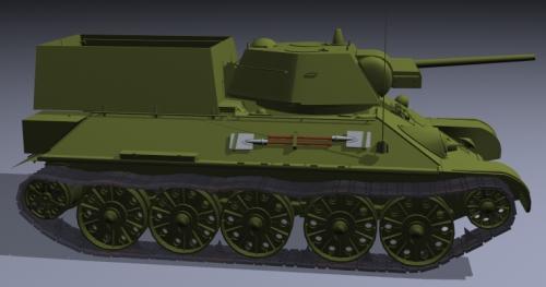 БТР РККА. Танк Т34/76 (ДО-42)