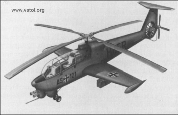 Немецкий индеец. Проекты ударных вертолетов MBB BBH-1/MBB BBH-2. Германия