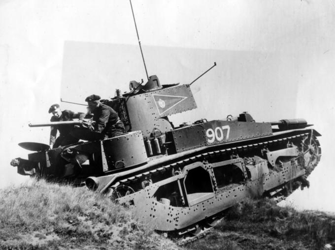 Служба Medium Tank Mk.III в британской армии