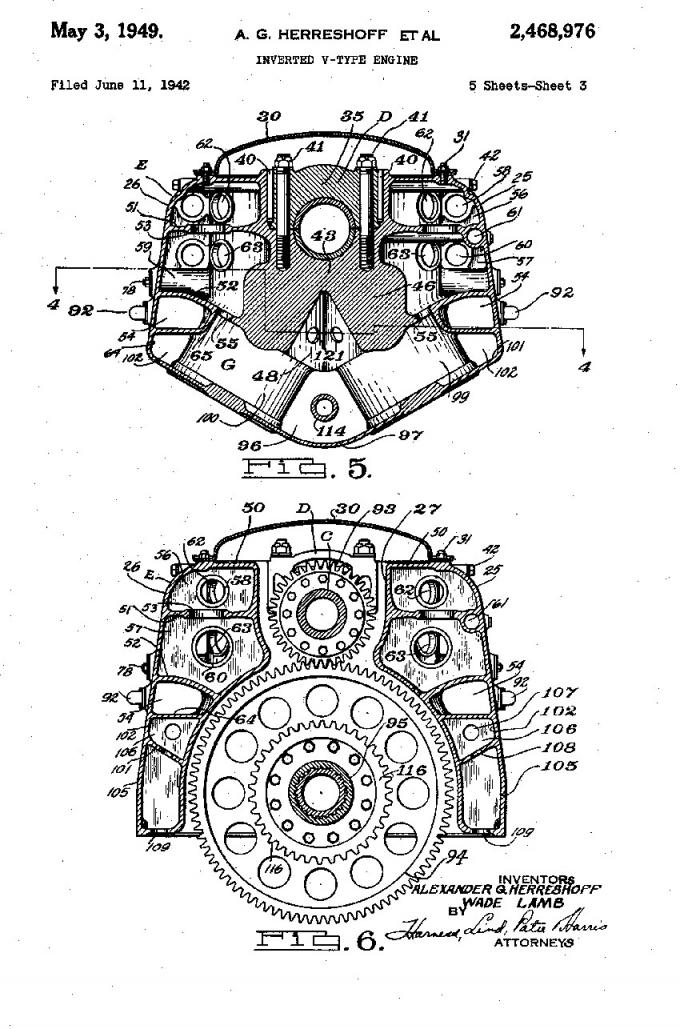 Валы. колеса и полусферы. Chrysler IV-2220