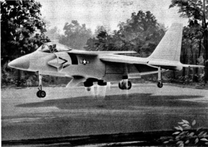 Опоздавший потомок Харриера. McDonnell Douglas Model 279