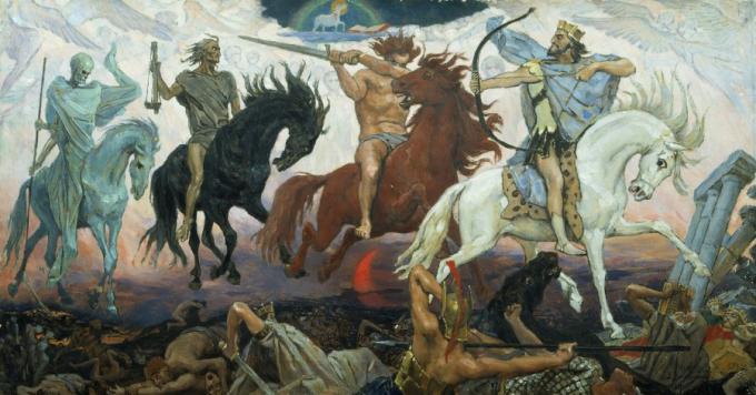 Воины Апокалипсиса. Виктор Васнецов, 1887 год