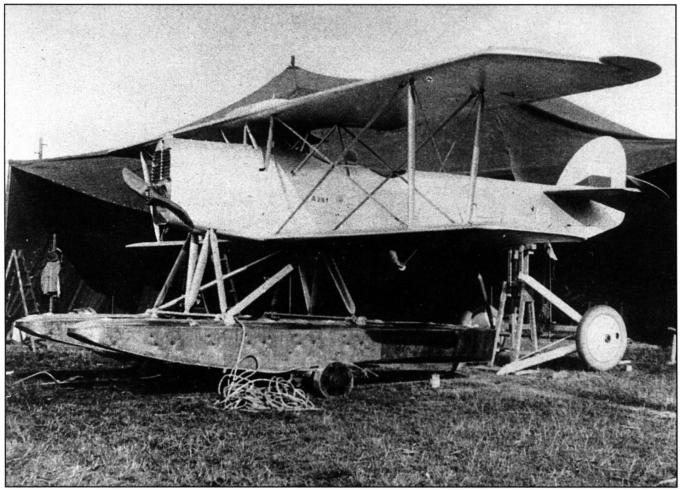 Первый чехословацкий гидросамолет. Буксировщик мишеней Aero A-29